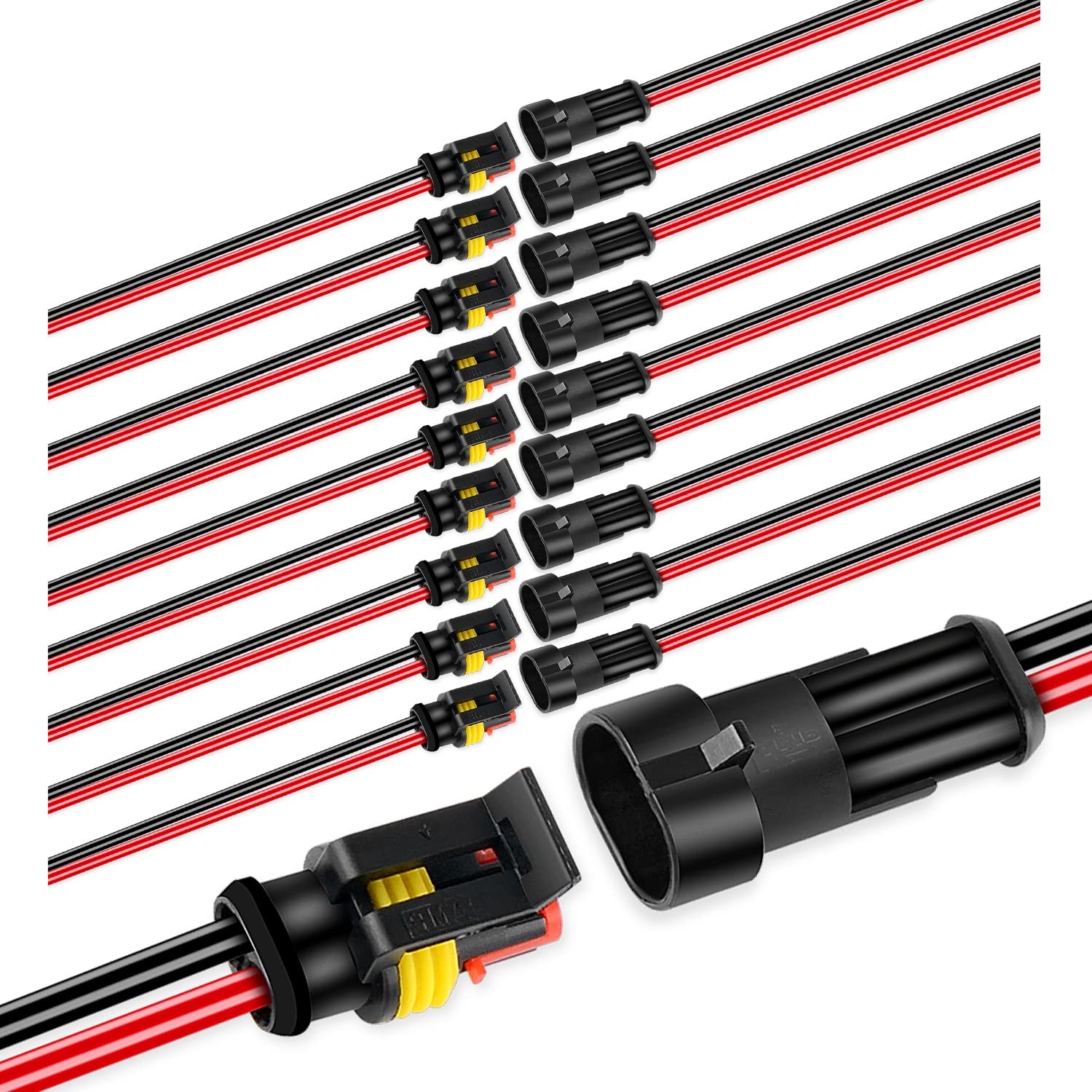 Electric Connectors 2-3-4-5 Pins