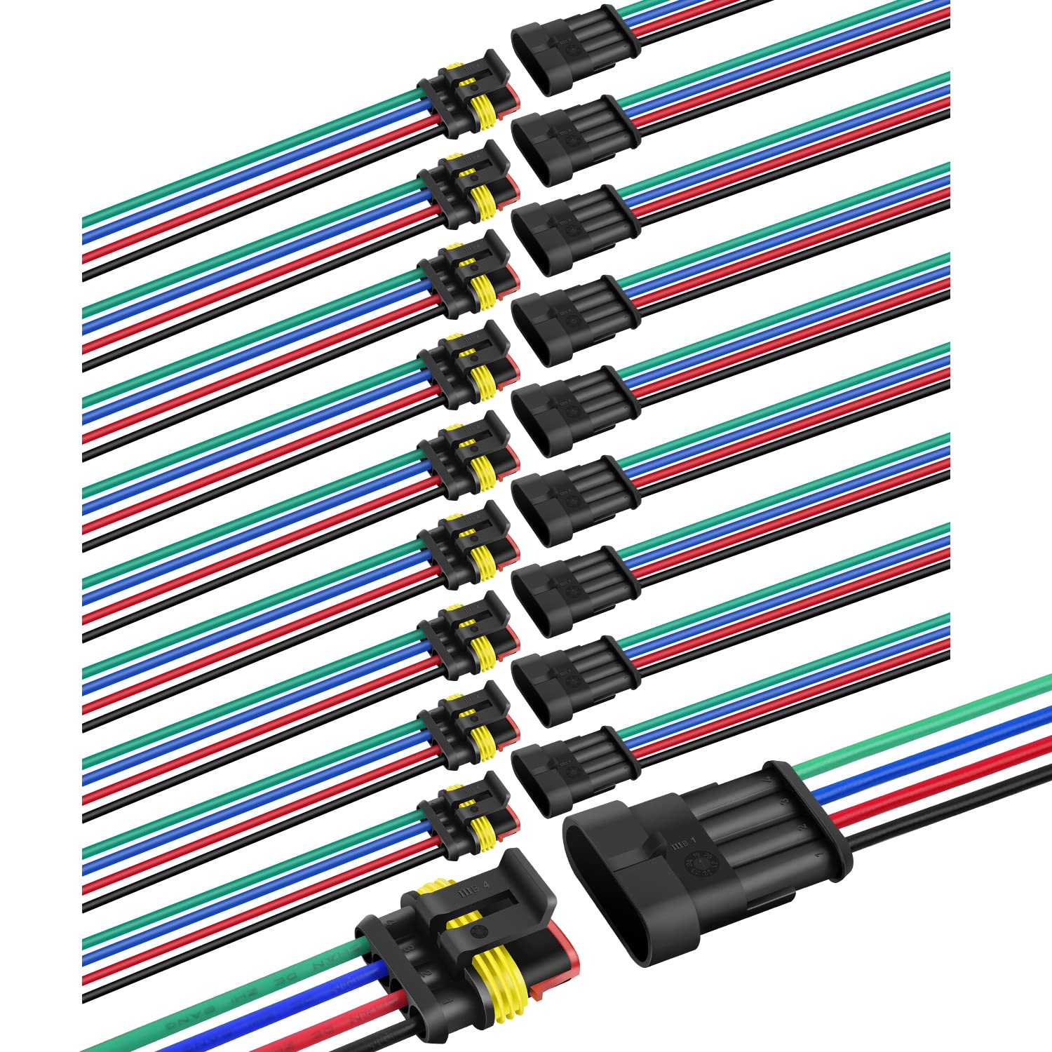 Electric Connectors 2-3-4-5 Pins