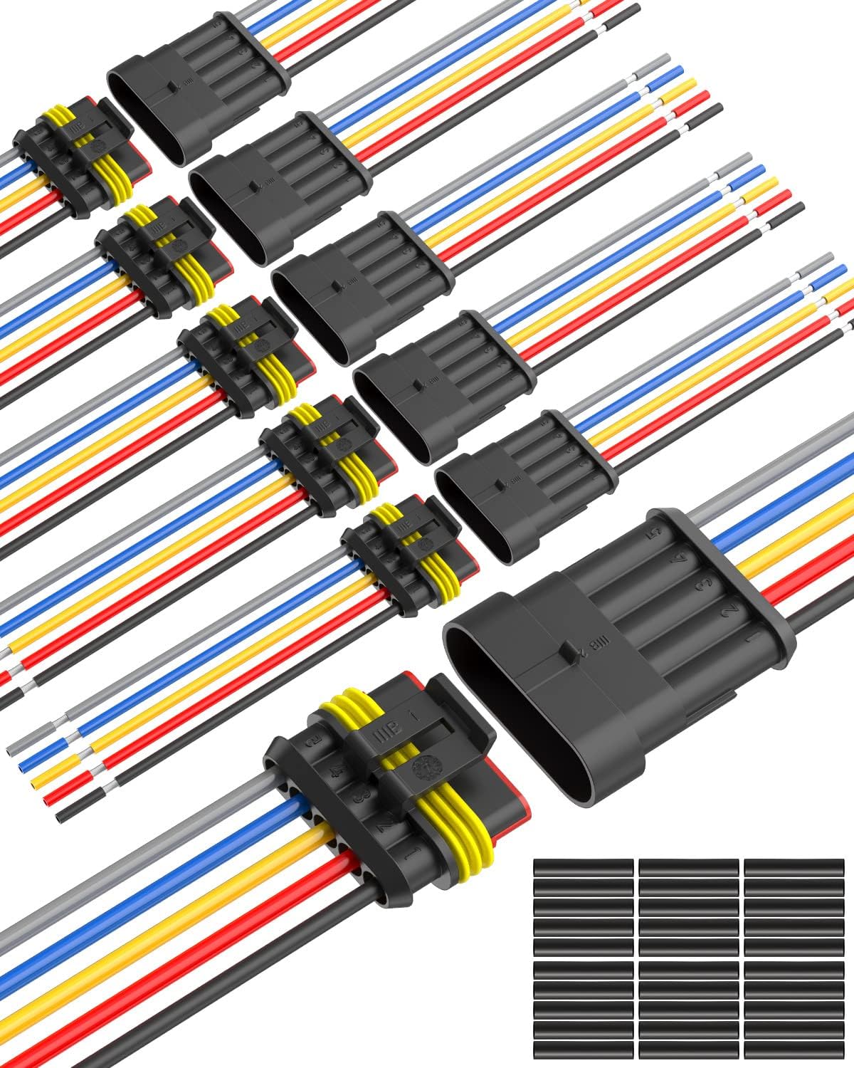 Electric Connectors 2-3-4-5 Pins