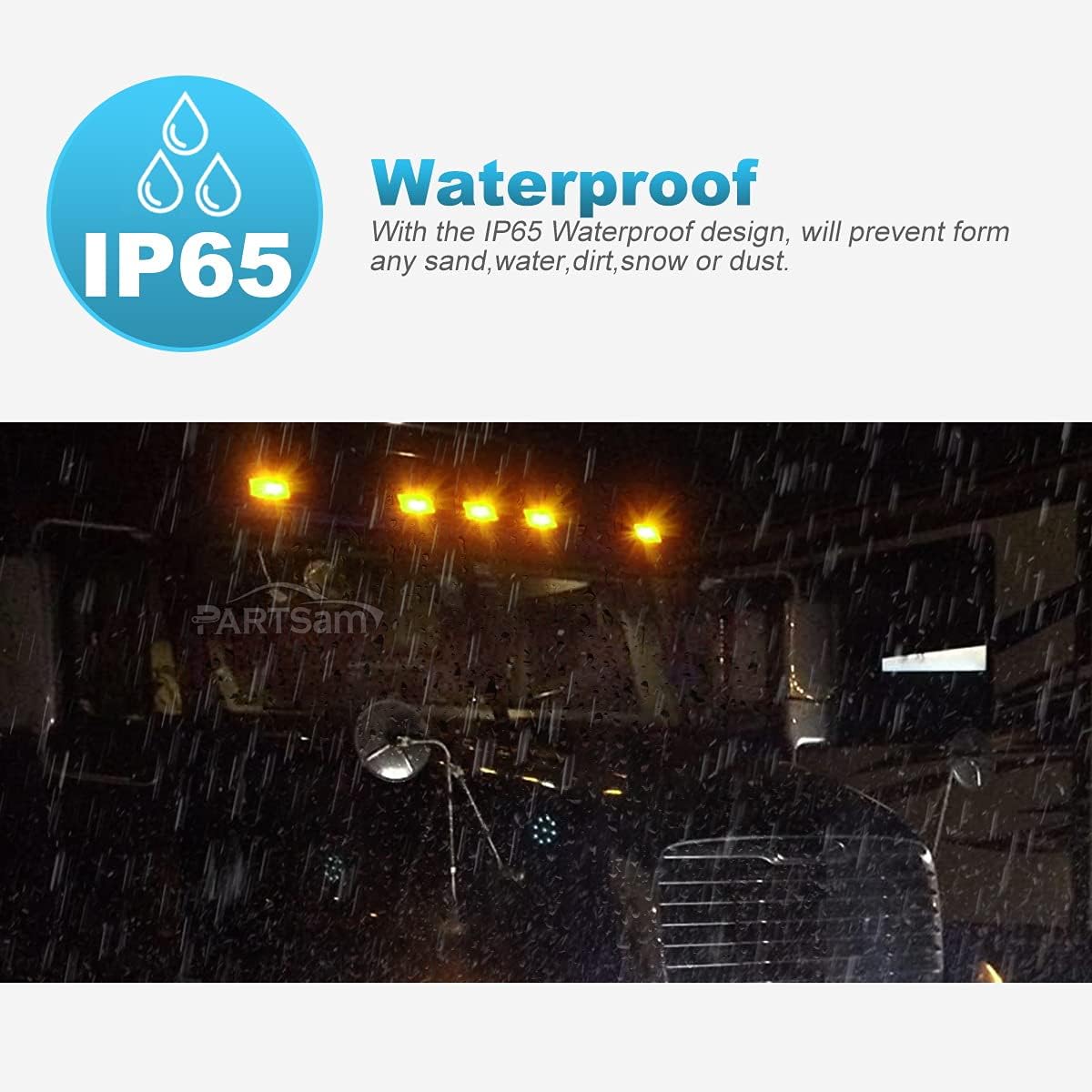 Amber Cab Marker Lights (5pack)