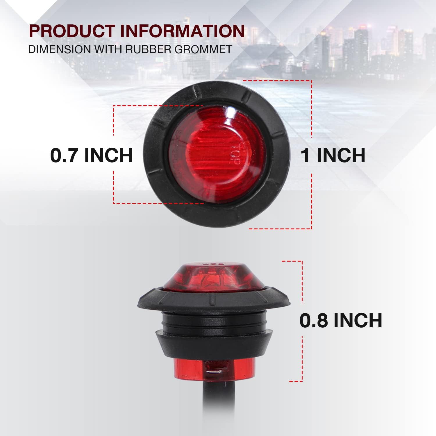 3/4'' Inch lights