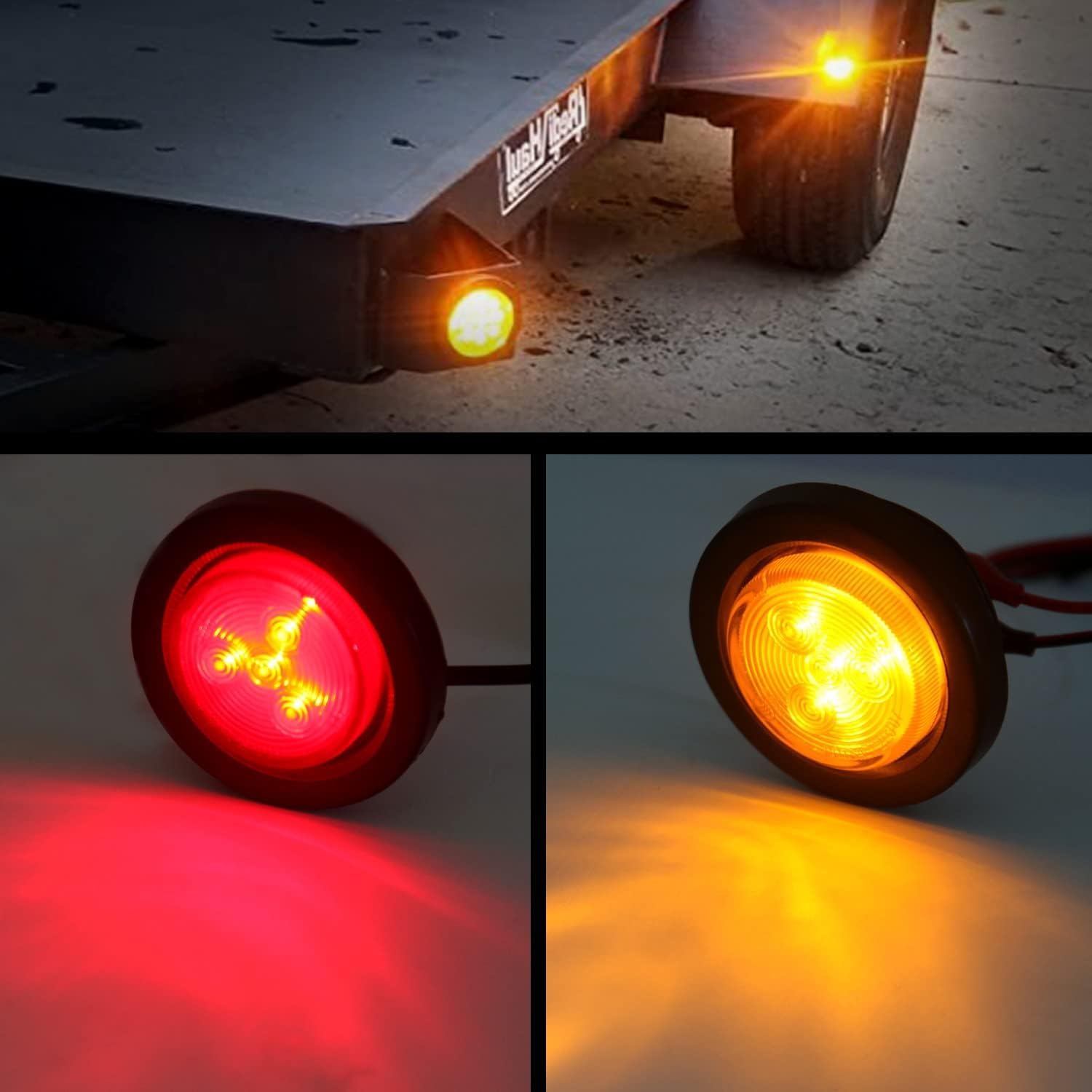 2" Inch Round LED Marker Lights
