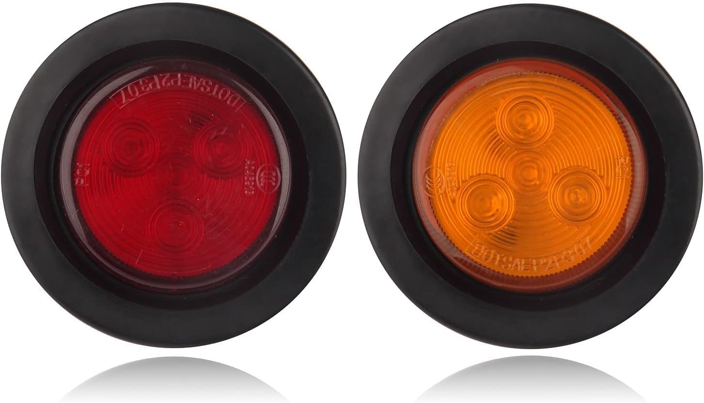 2" Inch Round LED Marker Lights