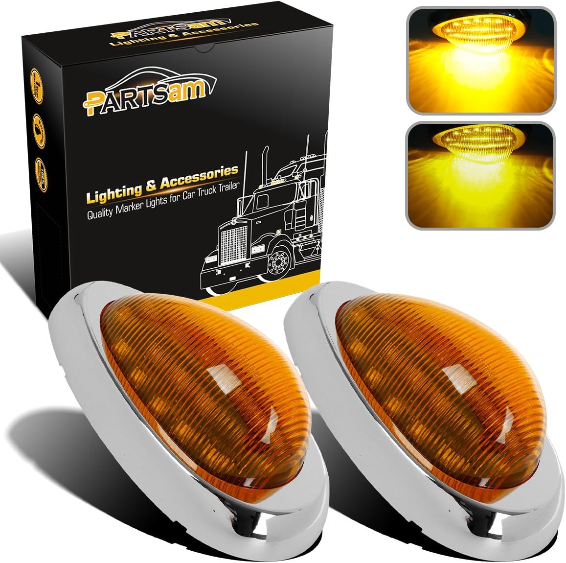 Cab Side Market/Turn LED Light (2pack)