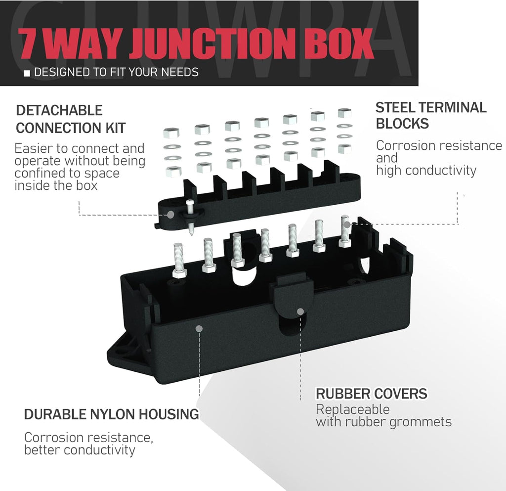 7 pins junction box