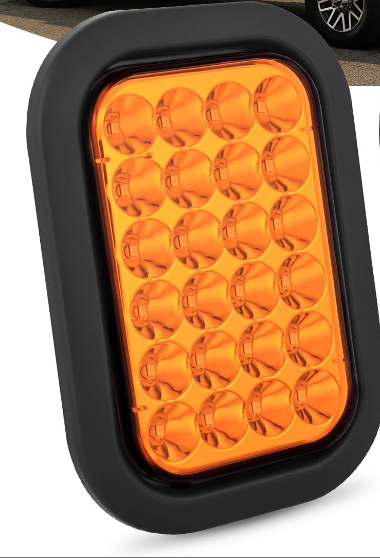 5” X 3” Rectangular lights. (x1)