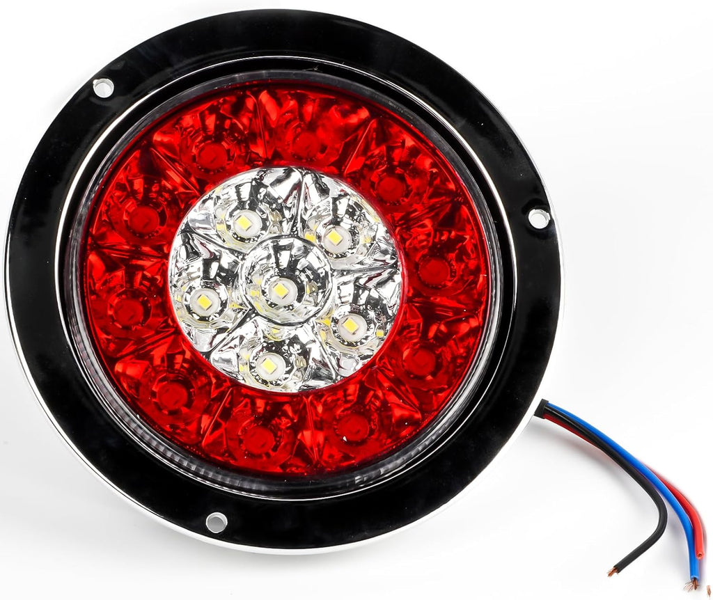 4 Inch Red White LED Round ligh