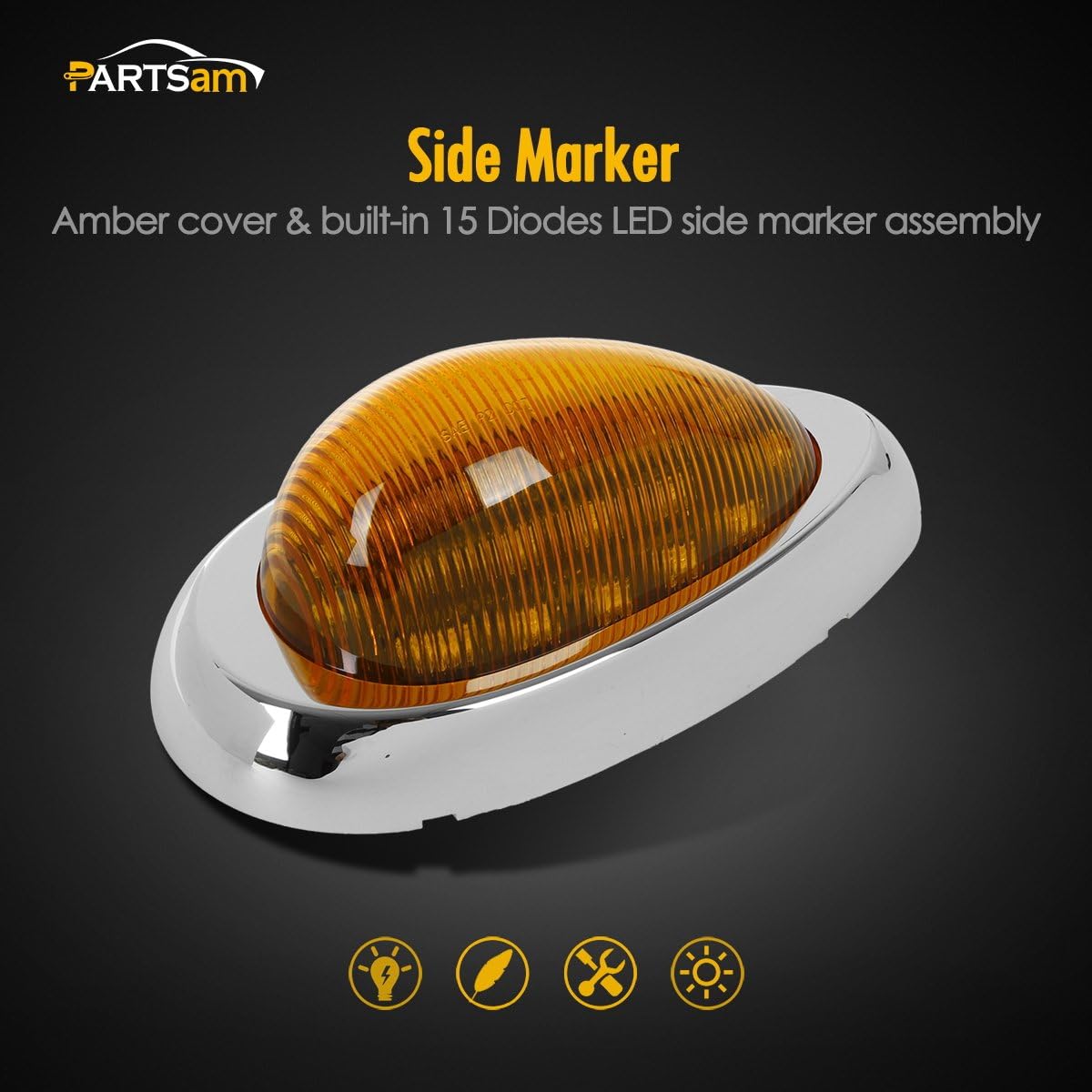 Cab Side Market/Turn LED Light (2pack)