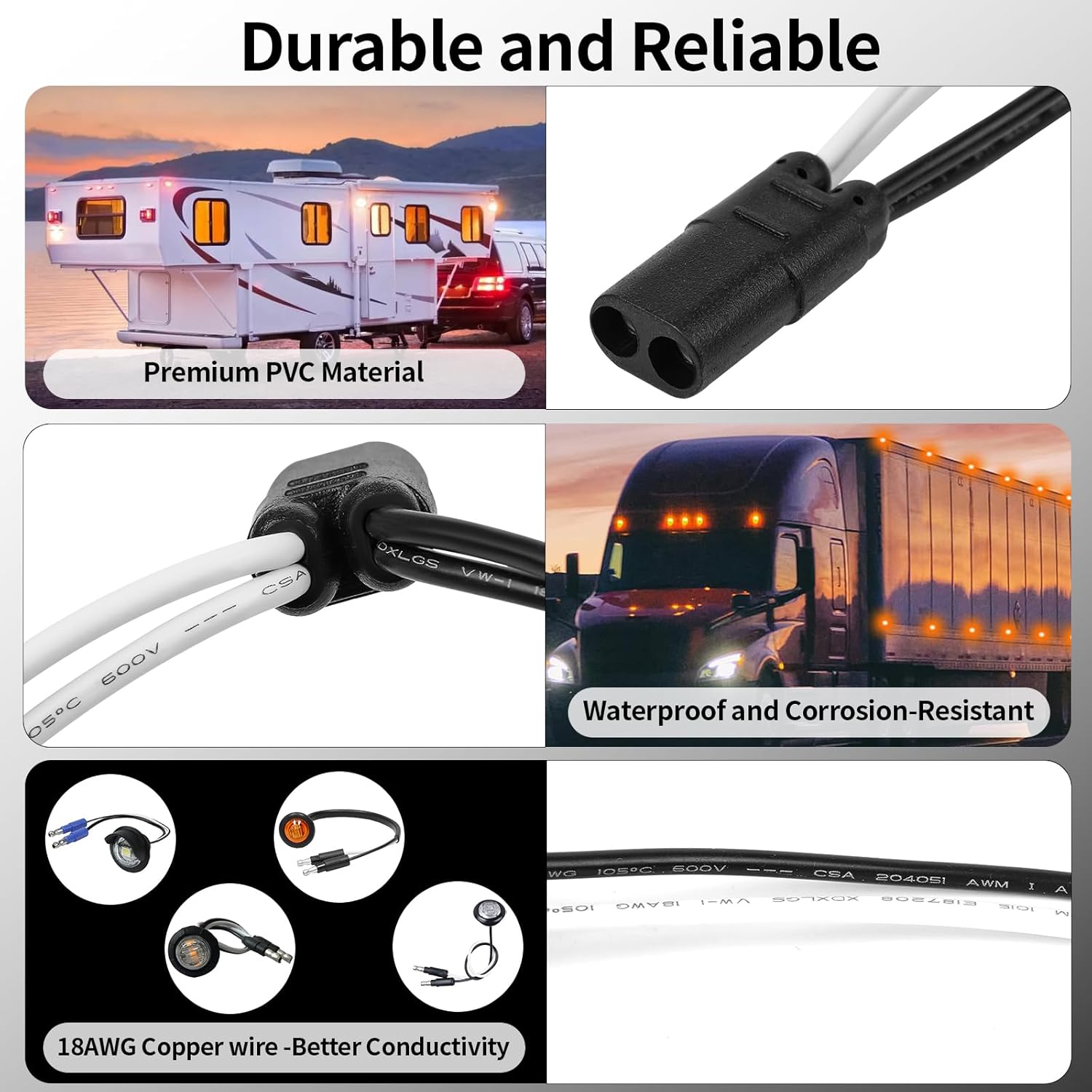 2 prong Double Female Plug