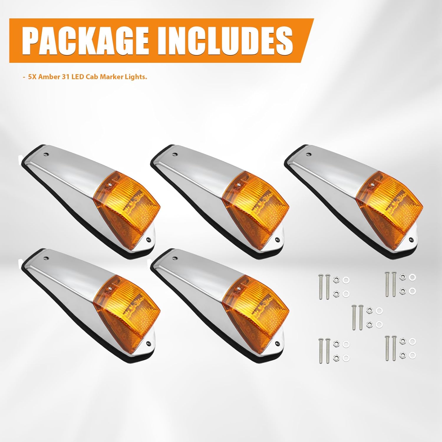 Amber Cab Lights (5pack)