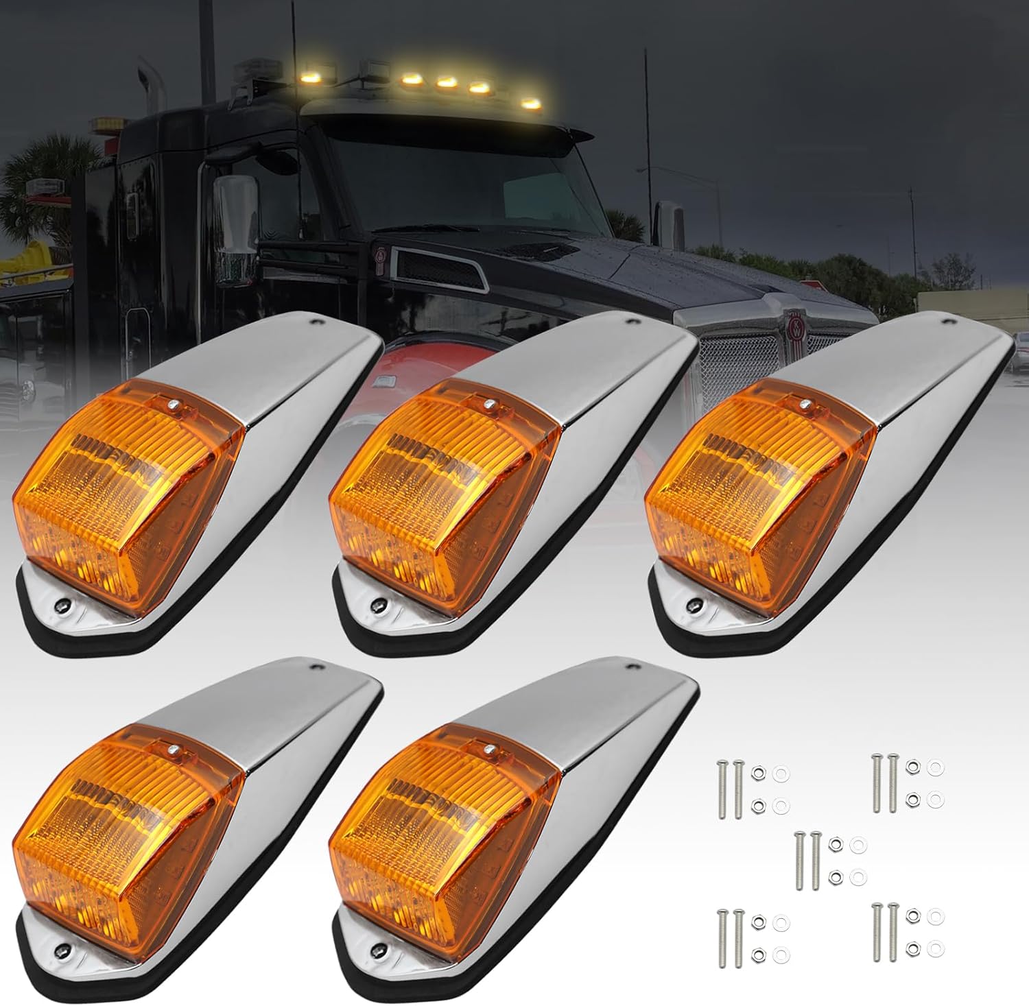 Amber Cab Lights (5pack)