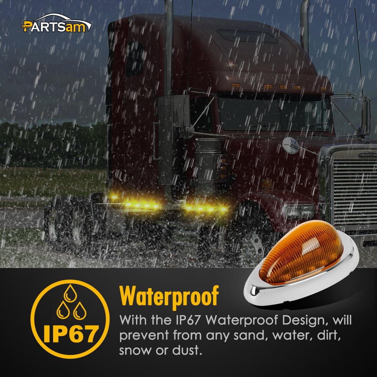 Cab Side Market/Turn LED Light (2pack)